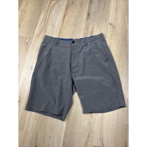 Denali Shorts Mens 34 Stretch Golf Performance Lightweight Gray Zipper Pocket